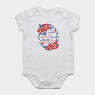 I Am A September Girl Baby Bodysuit